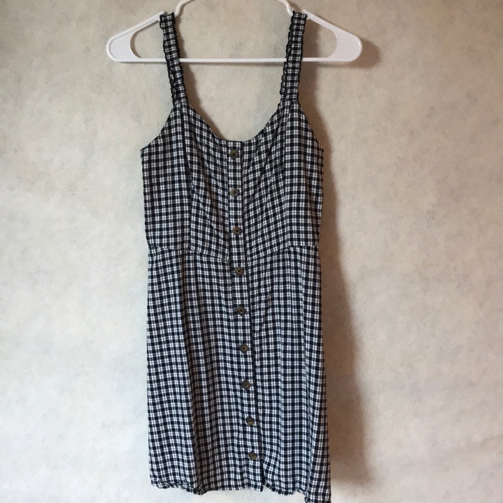 Hollister Black and White Dress